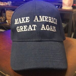 Nwot Unisex MAGA Navy Blue Cap Baseball Hat